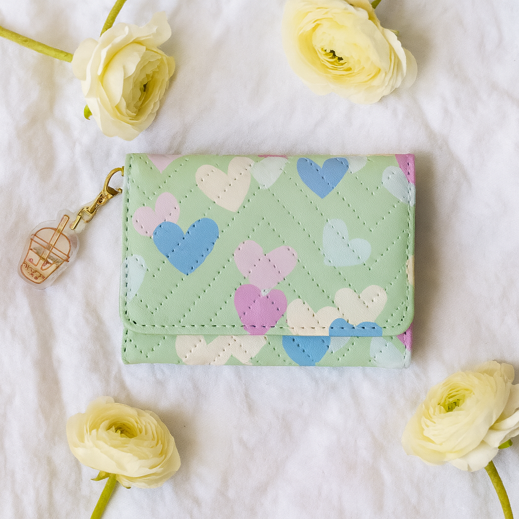 Candy Heart|| Three fold wallet