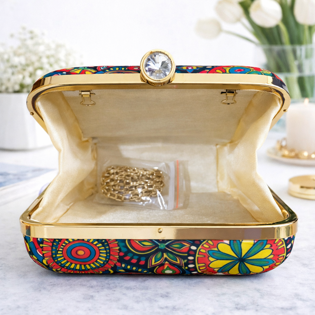 Chakras Clutch||Box Clutch & Sling Bag