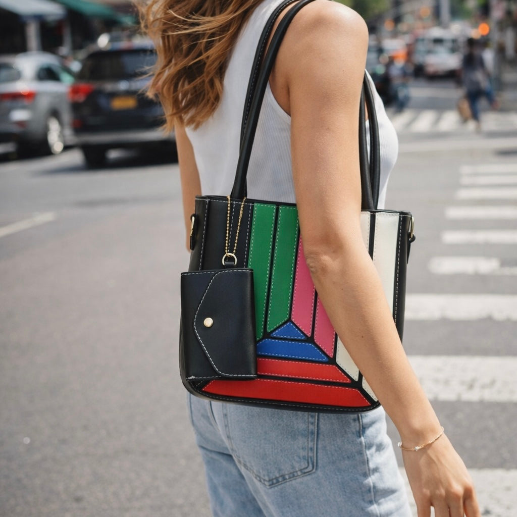 Color Crush Bag|| Hand bag|| Sling Bag|| Coin Pouch attached