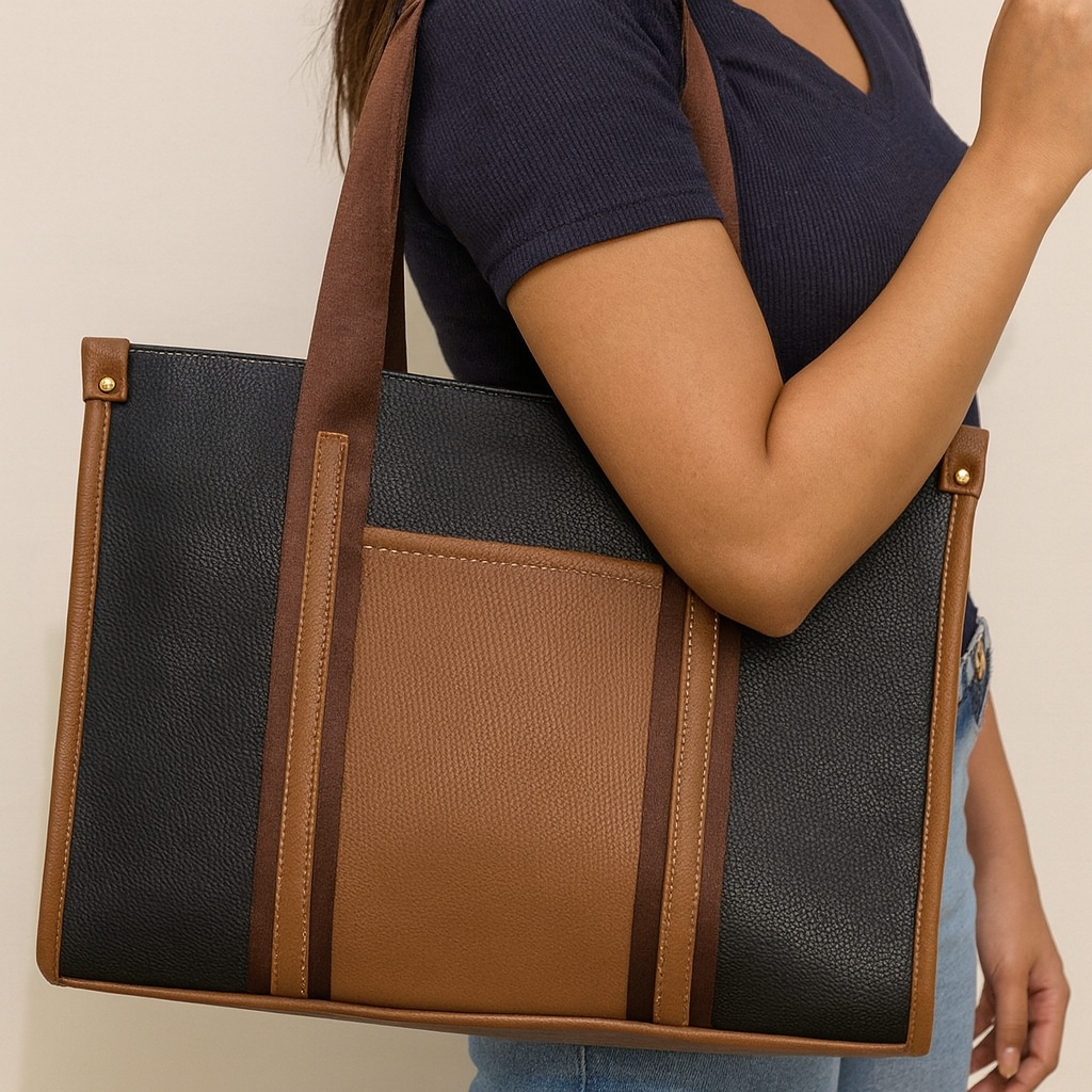 Power Play Tote Bag|| Laptop Friendly