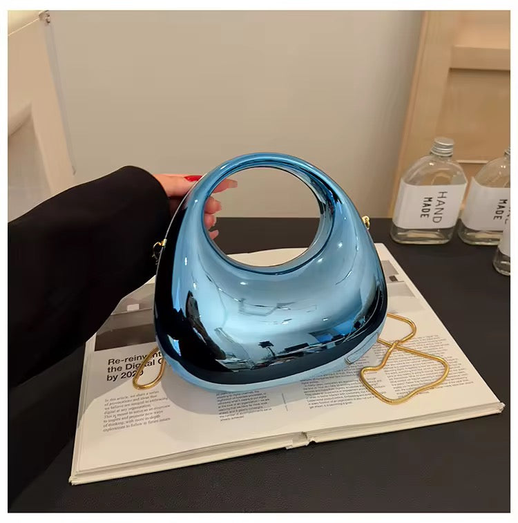 Moon Clutch Acrylic Handbag || Mini Sling Bag