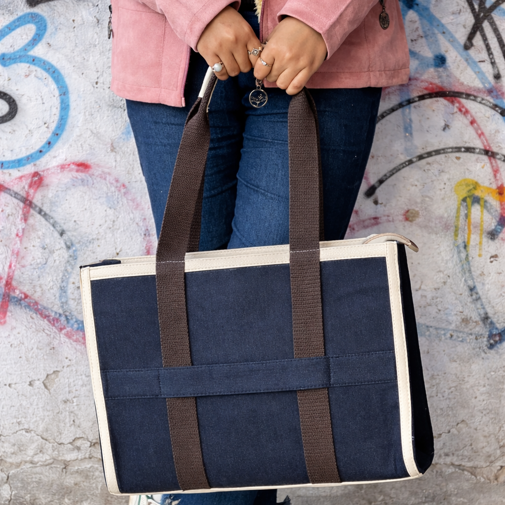 Everyday Denim Tote Bag
